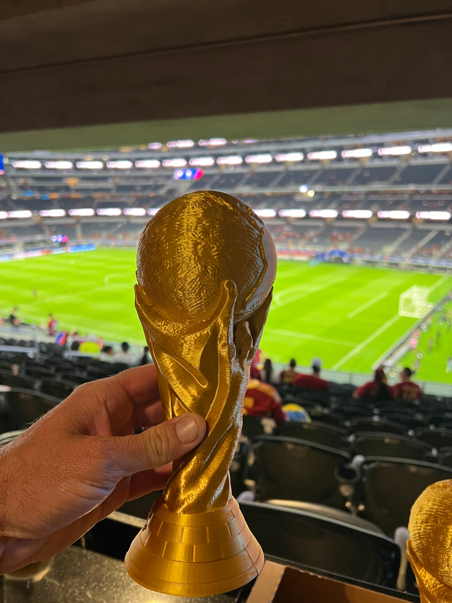 6" Mini Soccer Trophy - Cup Replica Trophies - 3d Printed - Made in Texas - World Futbol Award - End of Season Gift - Soccer theme Gifts/Awards